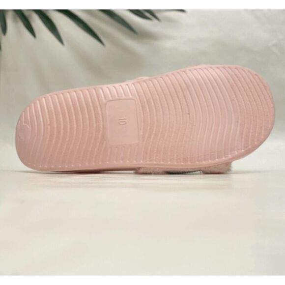 Juicy Couture Women's Blush Steady Faux Fur Slide Sandals - Blush 10M - Picture 5 of 8